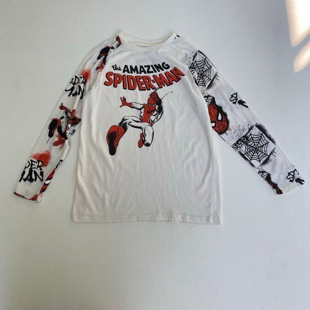 Marvel The Amazing Spider-Man Graphic Long Sleeve Shirt Youth Large 14/16